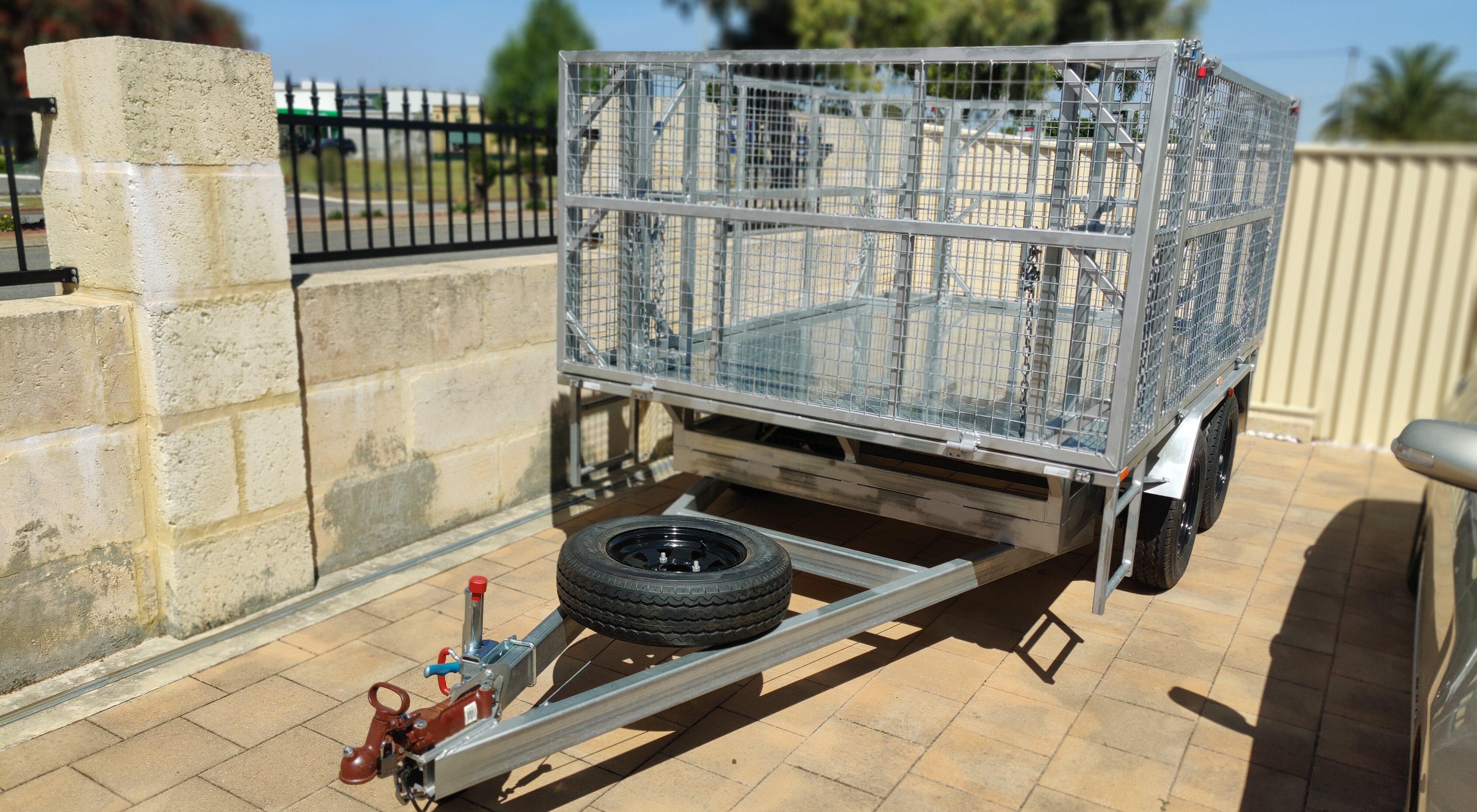 Ahbee Fabrication cage trailer 1 - Heavy duty custom trailer Perth
