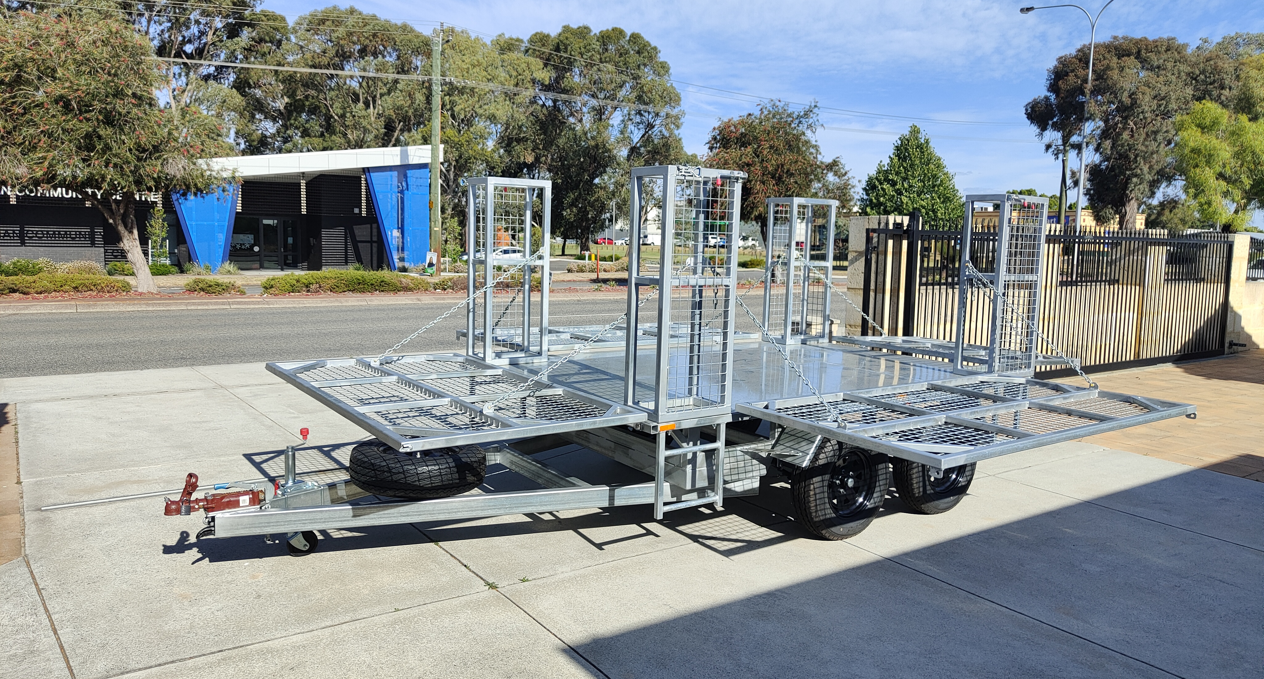 Ahbee Fabrication cage trailer 8 - Heavy duty custom trailer Perth