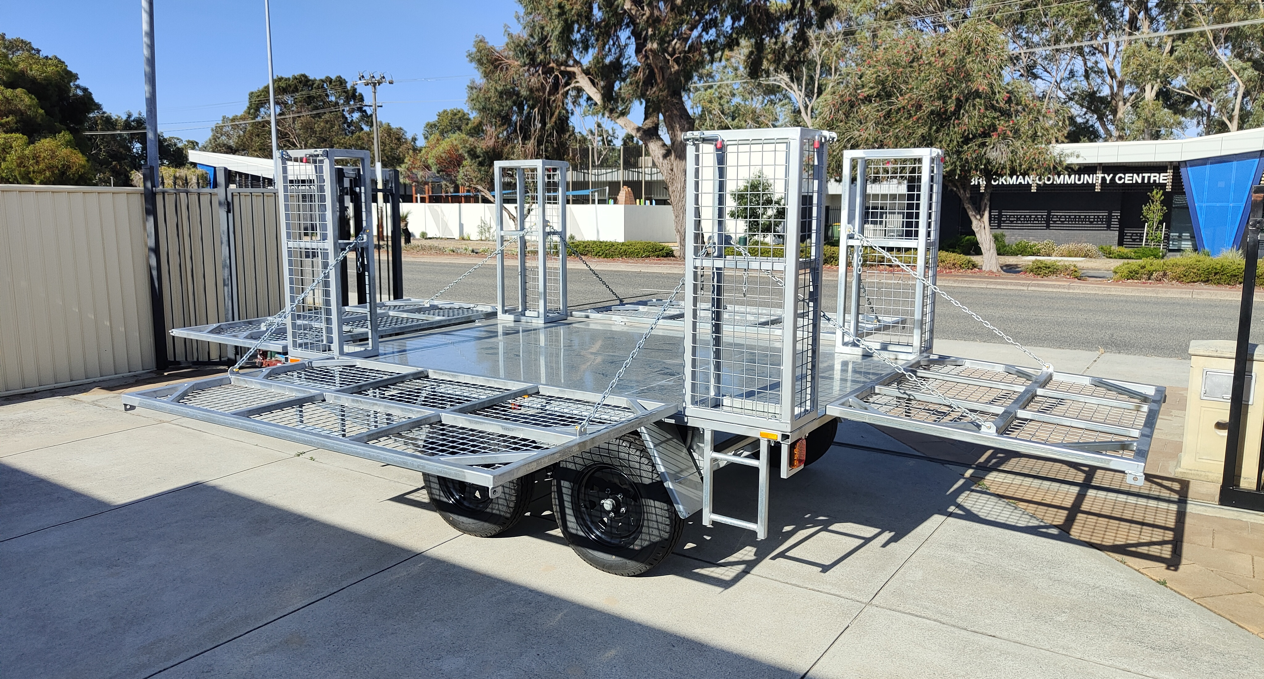 Ahbee Fabrication cage trailer 10 - Heavy duty custom trailer Perth