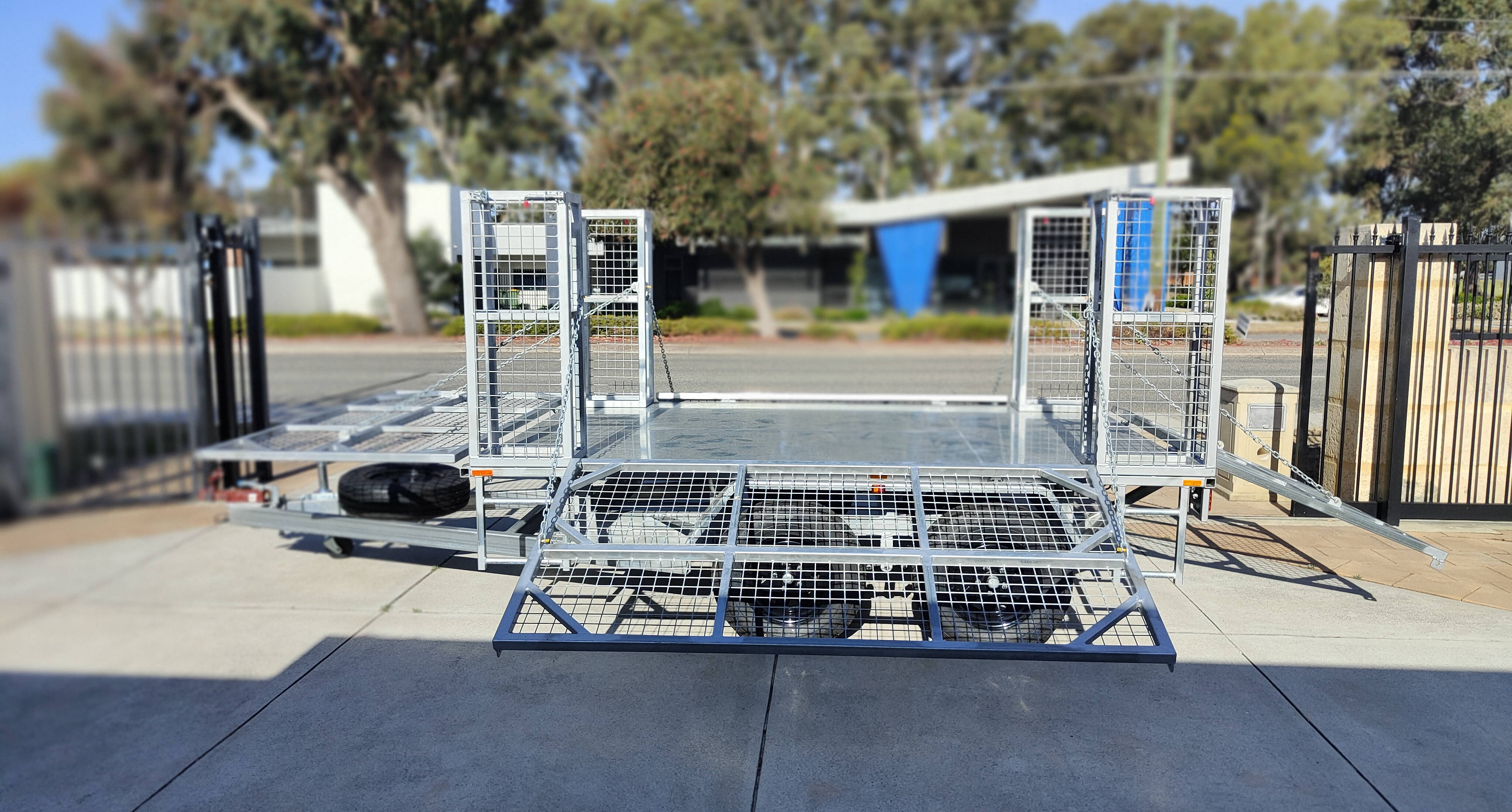 Ahbee Fabrication cage trailer 11 - Heavy duty custom trailer Perth