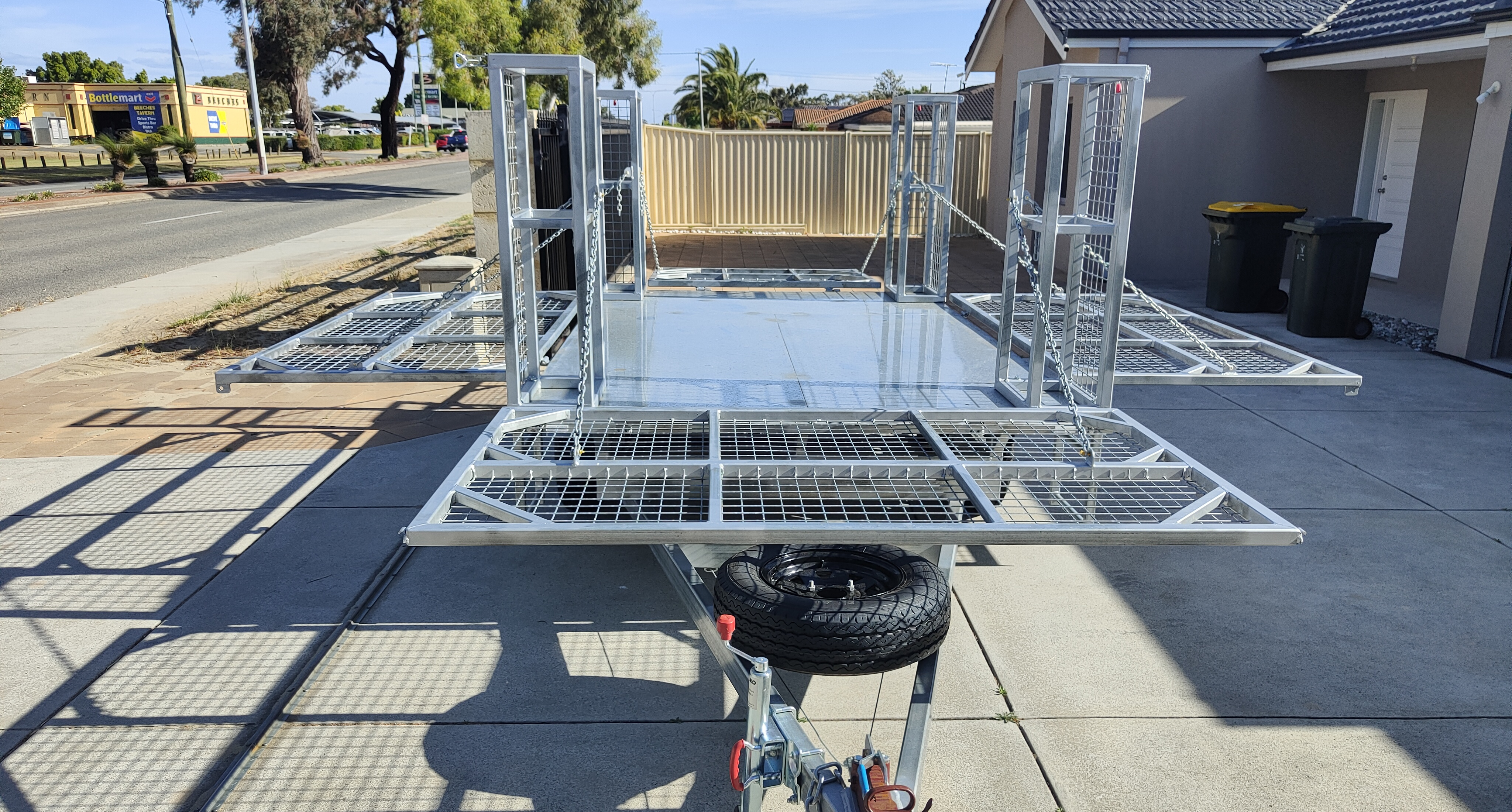 Ahbee Fabrication cage trailer 13 - Heavy duty custom trailer Perth