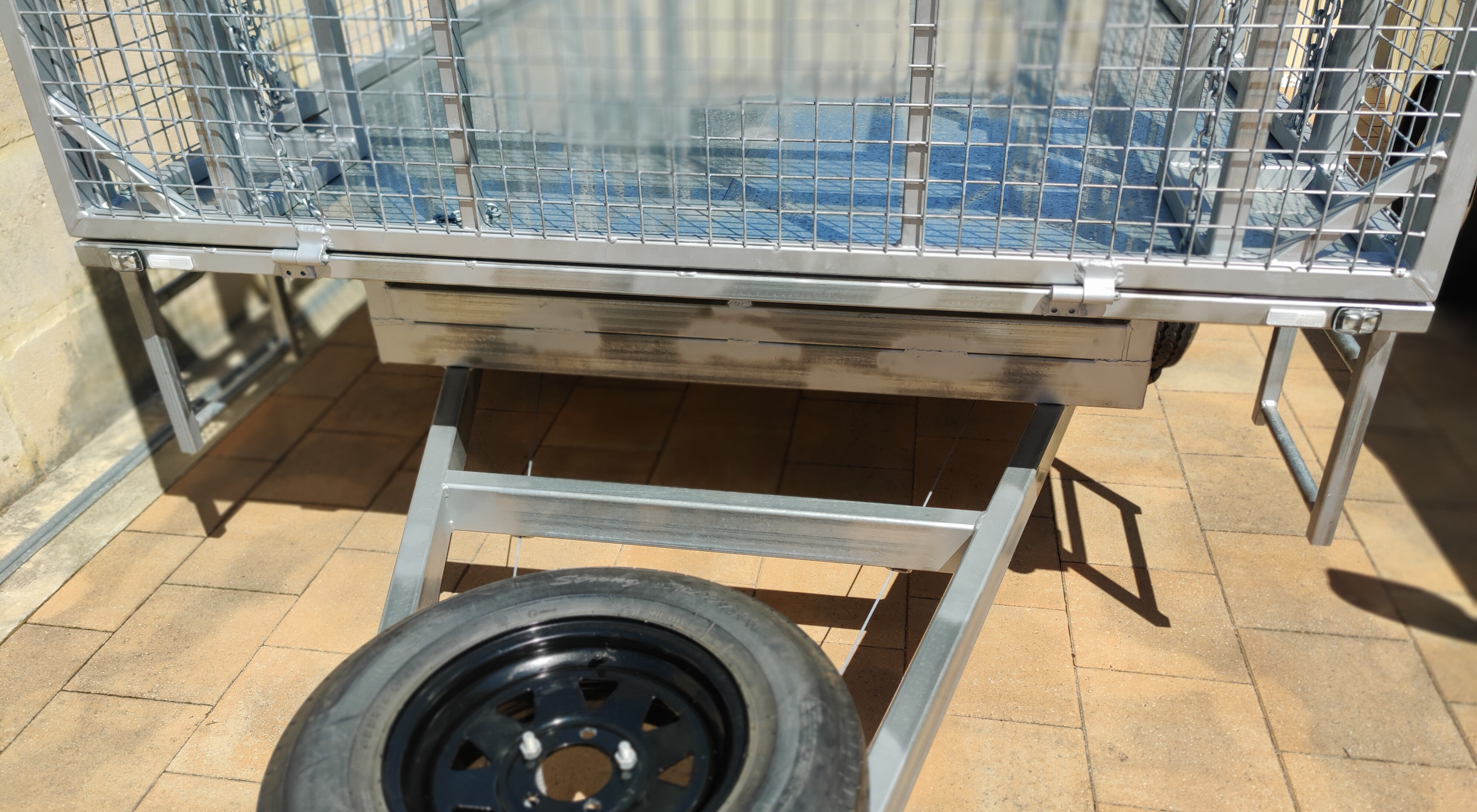Ahbee Fabrication cage trailer 14 - Heavy duty custom trailer Perth
